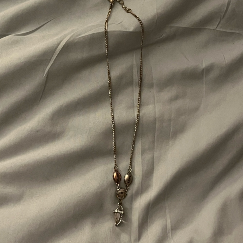 Gold and Silver Pendant Necklace